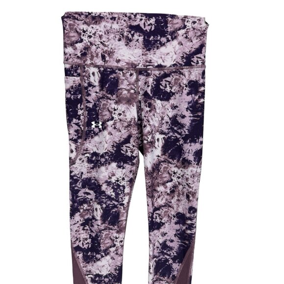 Under armour compressiond women's leggings active wear pants printed size SM/P - Picture 3 of 11